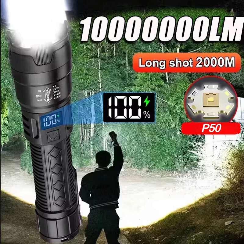 Fishing Light - Senter LED Daya Tinggi 2000LM, Senter