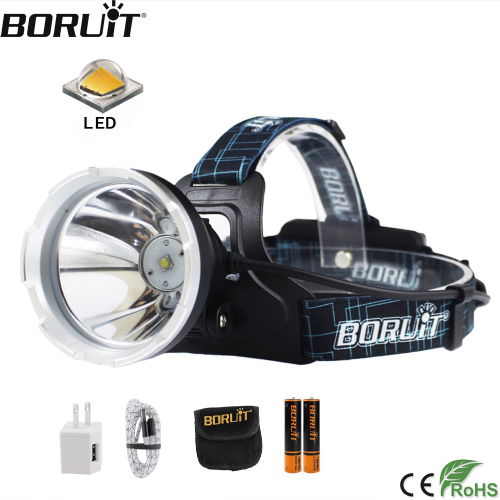 Fish Finder Charger - BORUIT lampu kepala, B10 LED Super