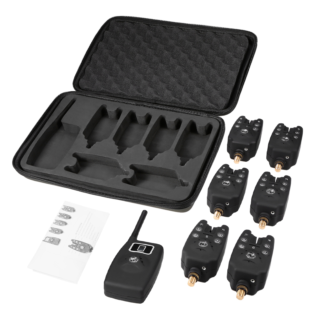 Bite Indicator - Lixada Set Alarm gigitan memancing Digital,